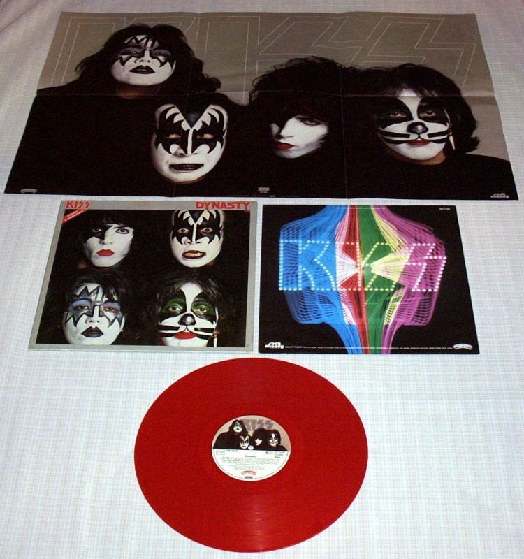 KISS 2024 Dynasty CASABLANCA LP with poster 1979