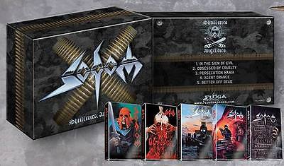 popsike.com - SODOM- Shrill Cries, Angel Dies 5MC Tape Boxset IN THE ...