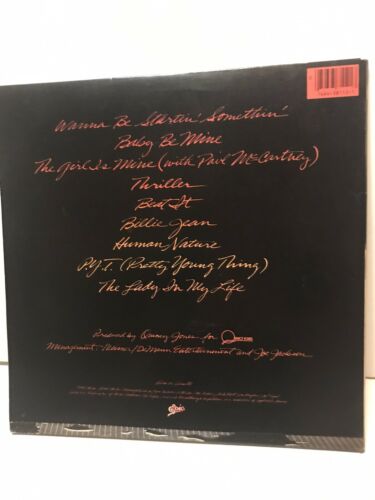 popsike.com - RARE - MICHAEL JACKSON THRILLER RARE COVER ERROR VINYL RECORD  QE 38112 - auction details