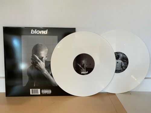 Frank Ocean Blonde / Blond 2LP Vinyl Marbled White Limited Slight Corner 2024 Bend