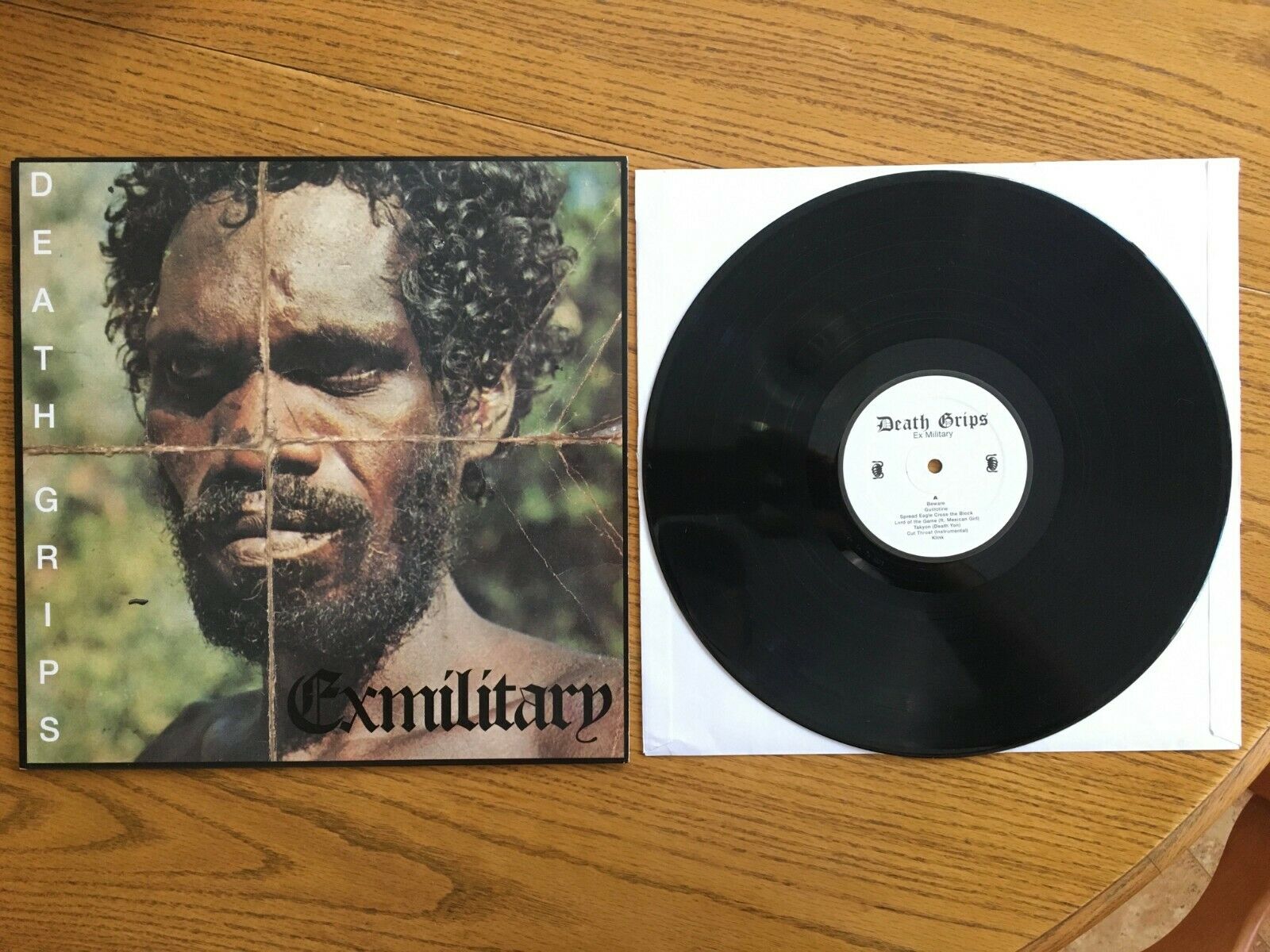 Death newest Grips Ex-Military Green Vinyl