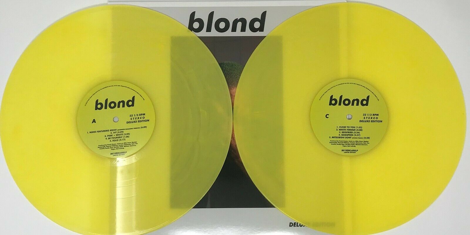 Frank Ocean sold Blond vinyl