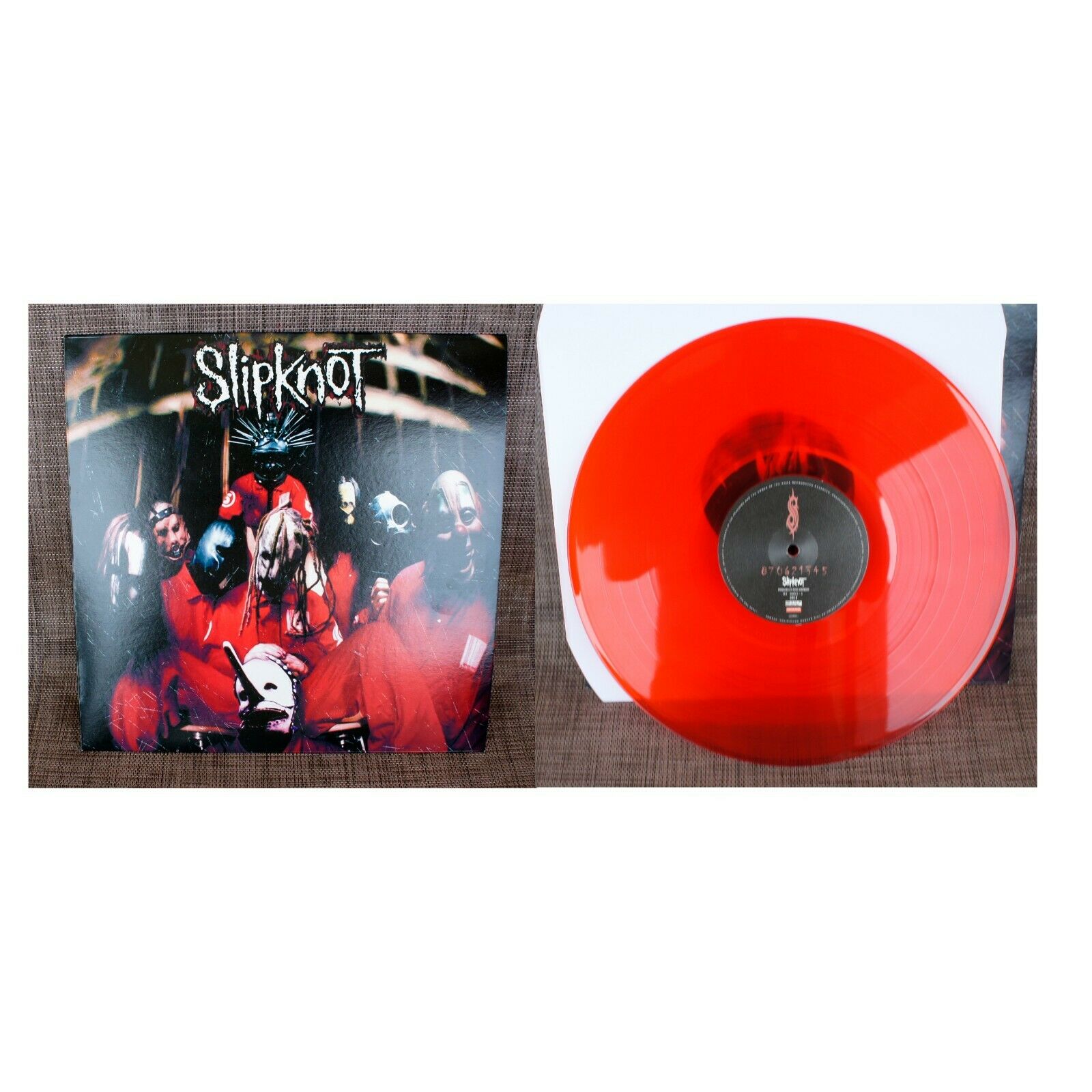 Slipknot s/t ‘Slipknot’ Orange Marble Vinyl Record Album Rare Import outlets Reissue LP