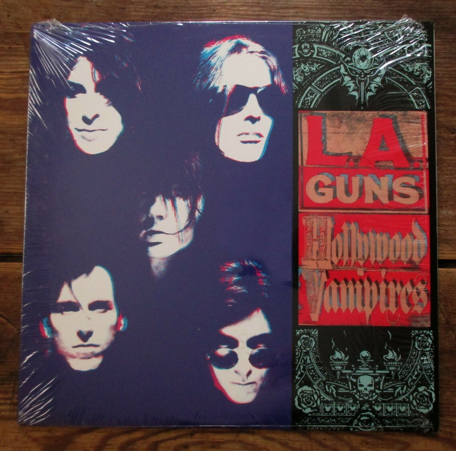 LA Guns Hollywood vampires factory 1991 original LP