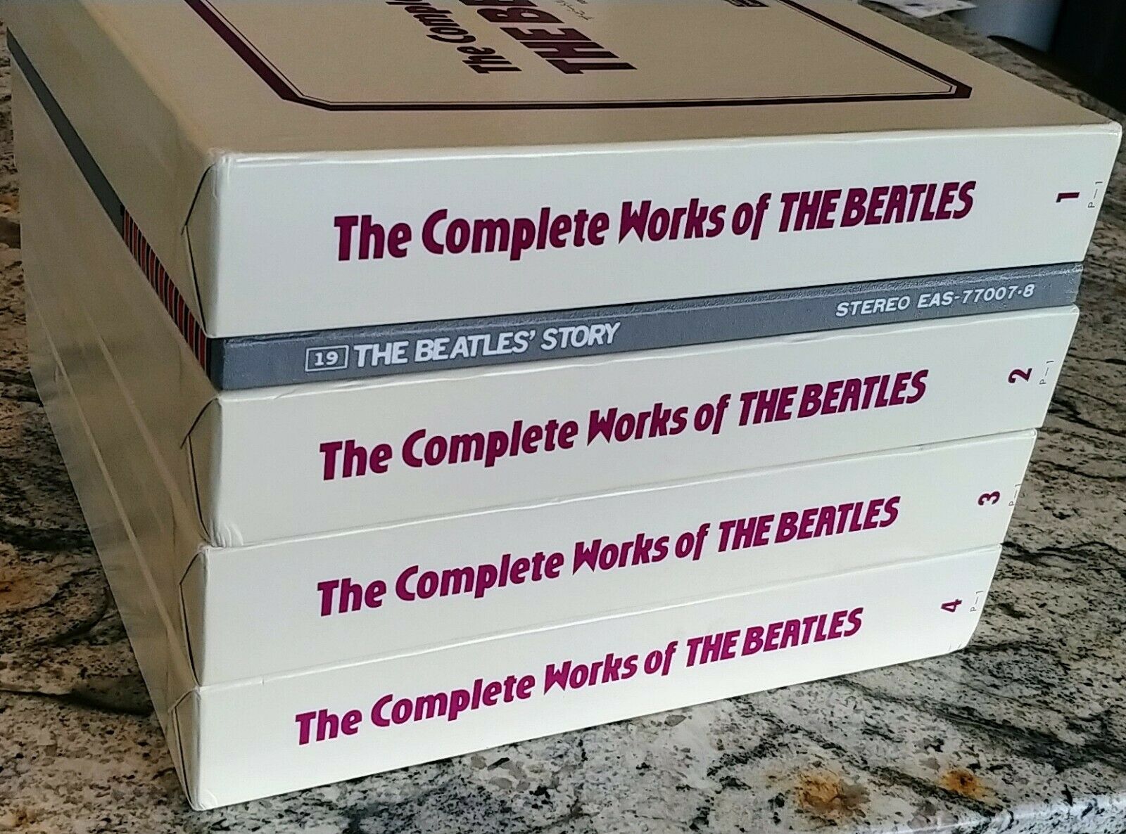 popsike.com - Complete Works of the Beatles Box Set 36 LP Album Titles EMI  Odeon Apple Toshiba - auction details