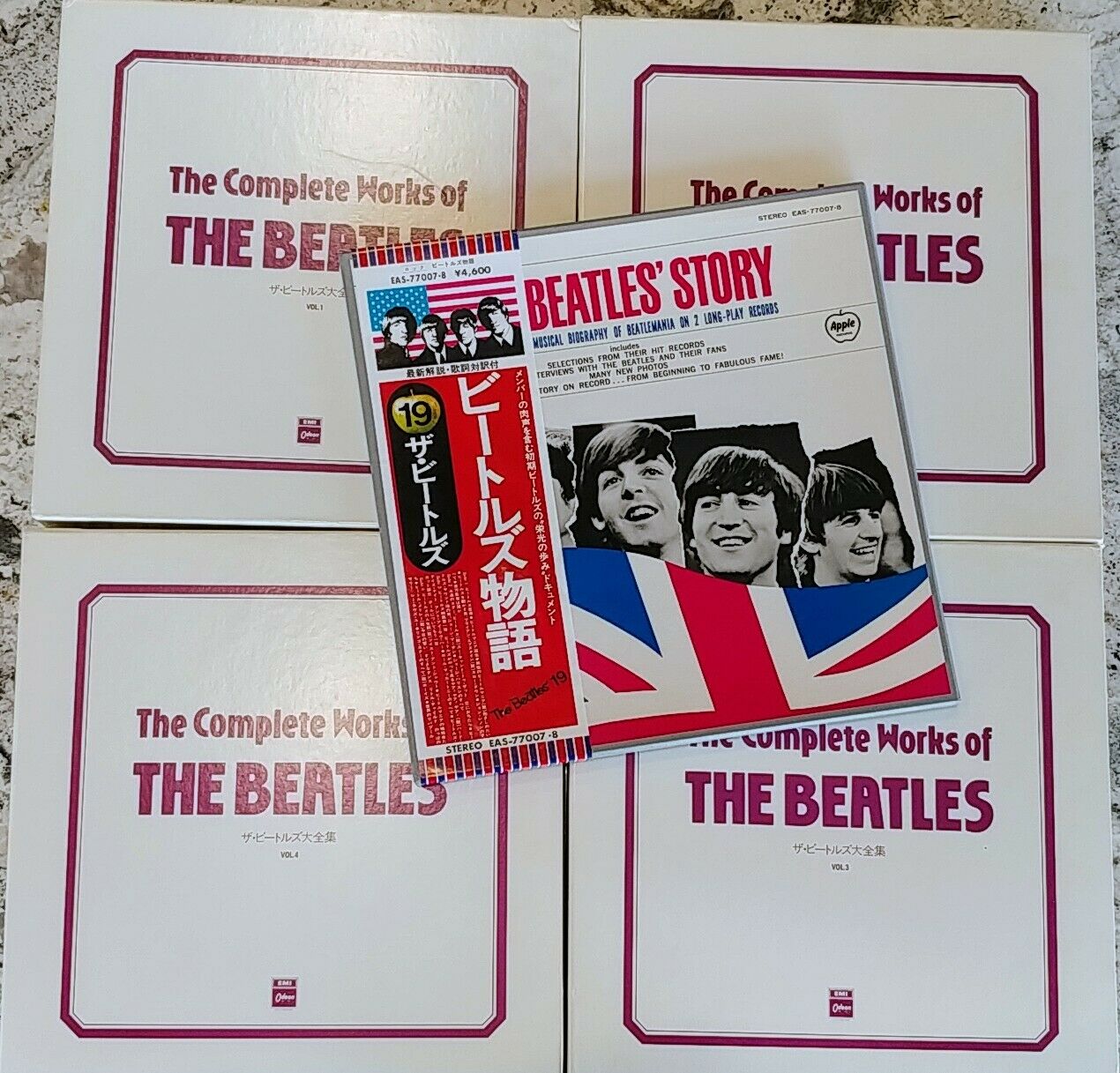 popsike.com - Complete Works of the Beatles Box Set 36 LP Album Titles EMI  Odeon Apple Toshiba - auction details