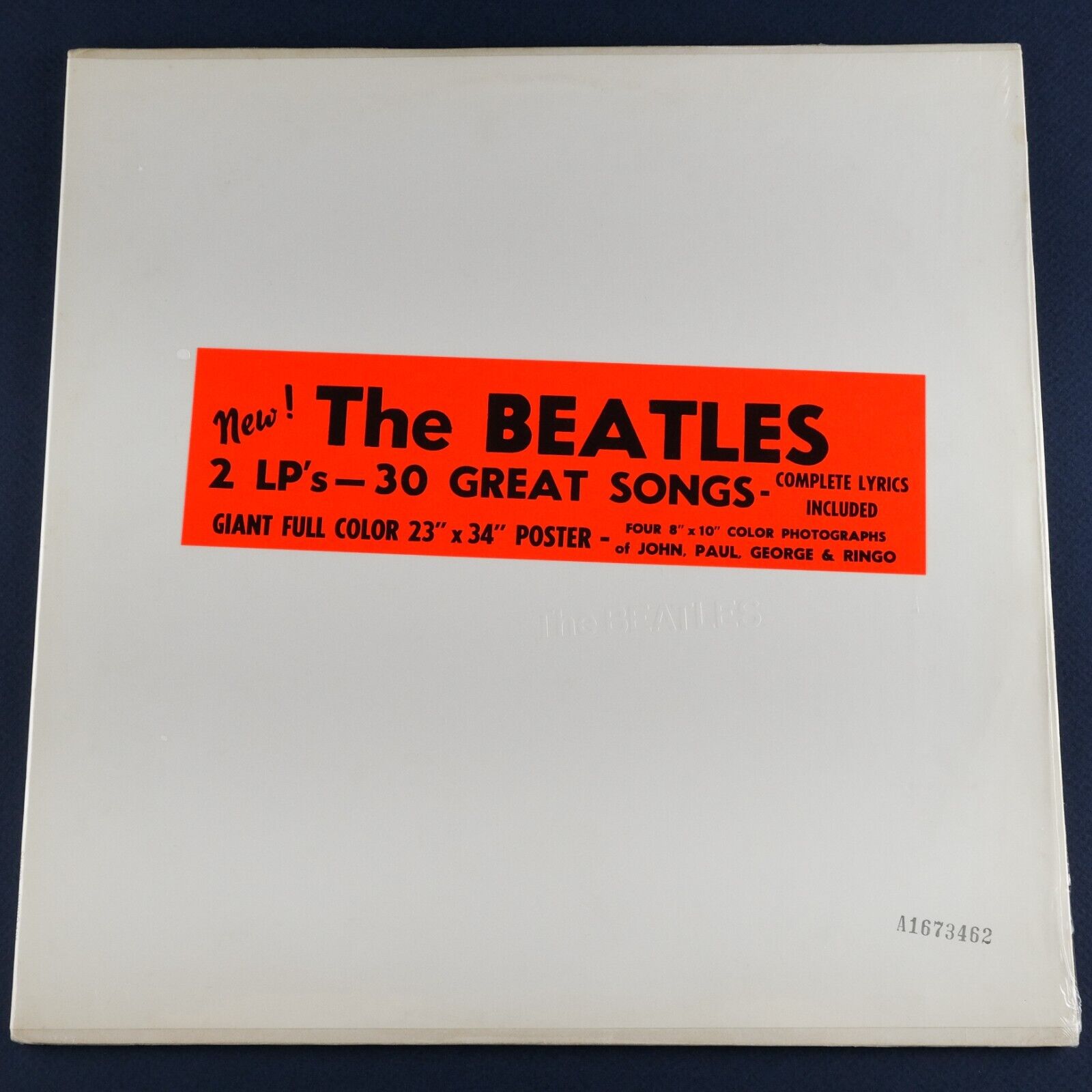 popsike.com - The Beatles The Beatles(White Album) US Orig'68 Apple 1st  Press 7 Errors Shrink - auction details